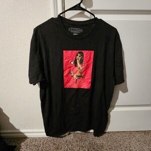 Aaliyah Graphic T Shirt Mens Large Black Ripple Junction Hip Hop 90s R&B